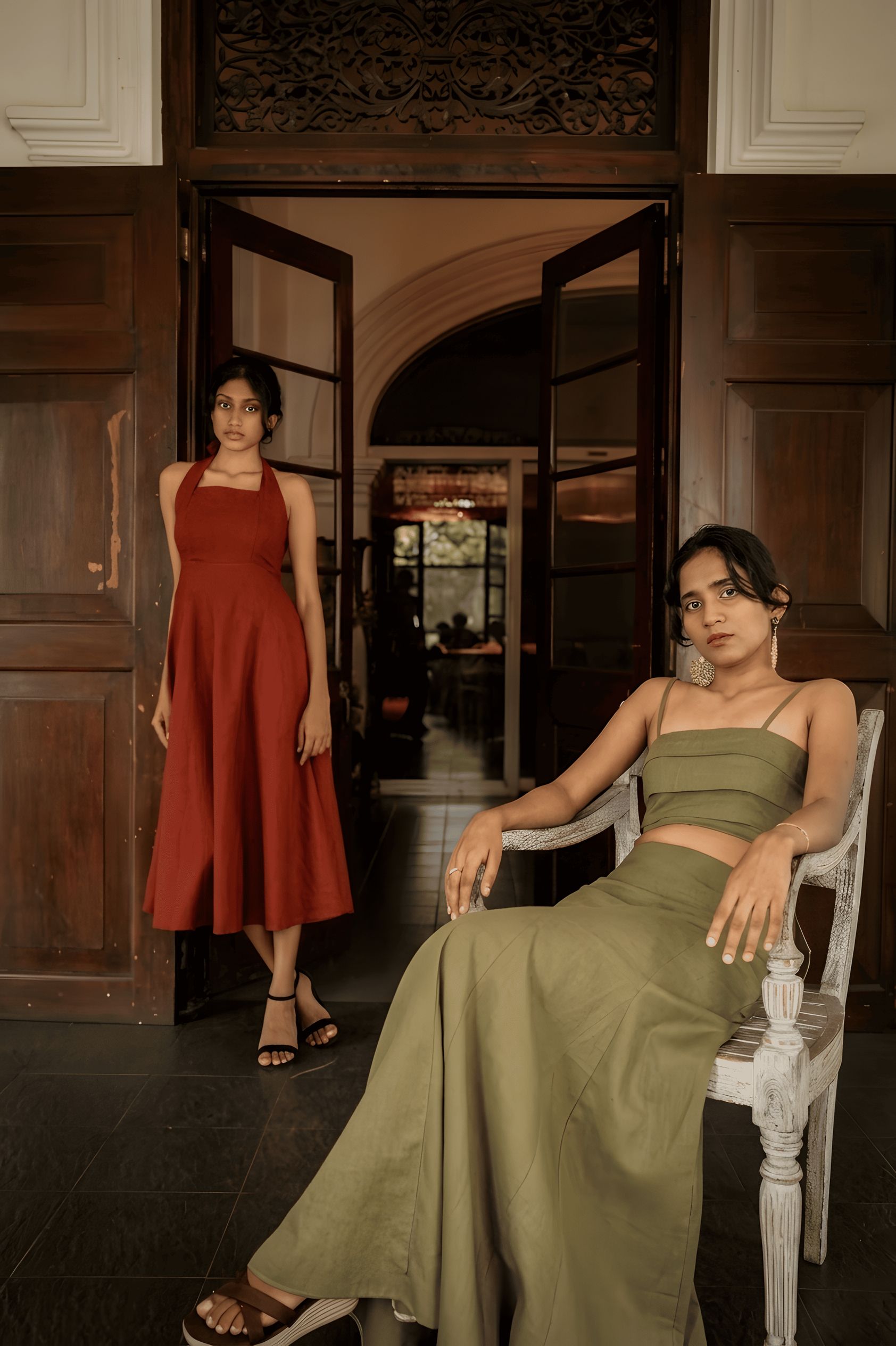 Cintamani linen at the Walawwa